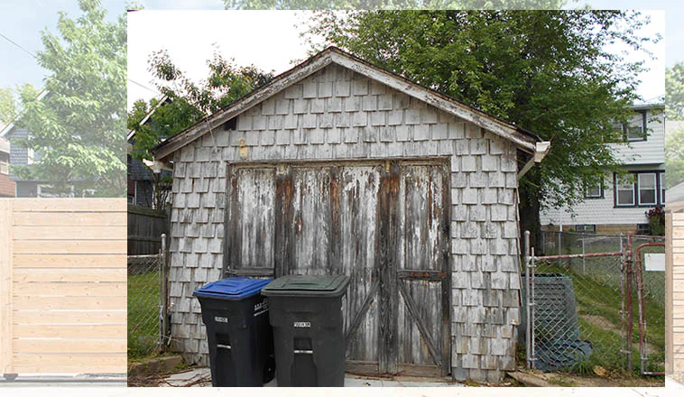 Additional Dwelling Unit from Garage to Studio — before 2