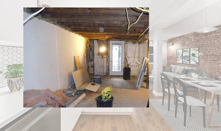 Additional Dwelling Unit on Irving St NW — before 1