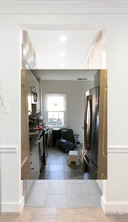 Kitchen Renovation at Townhouse, DC — before 1